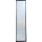 Home Decor Innovations Suave 13 In. x 49 In. Black Plastic Door Mirror Image 1